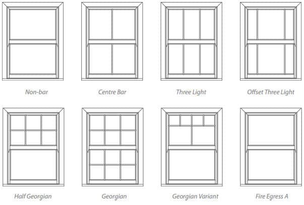 Sash Windows Styles UK UPVC Sliding Sash Window Styles